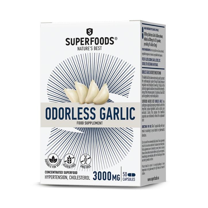 Superfoods Odorless Garlic 50 Capsules